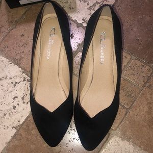 Black Heel Pump Shoes